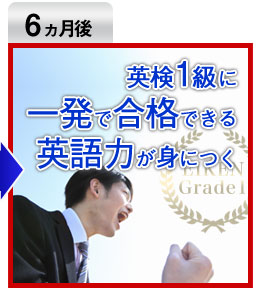 【6ヶ月後】英検1級に一発で合格できる英語力が身につく